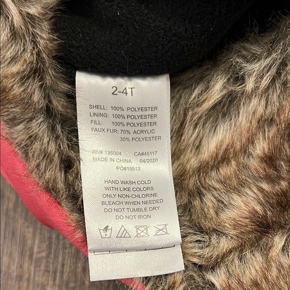 Pink Fur-Lined Kids Winter Hat - Picture 6 of 6